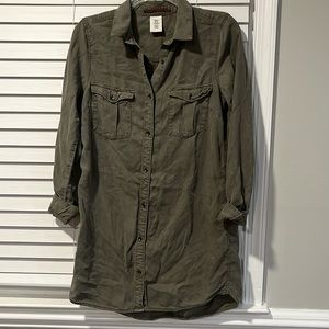 &Denim cute shirt dress